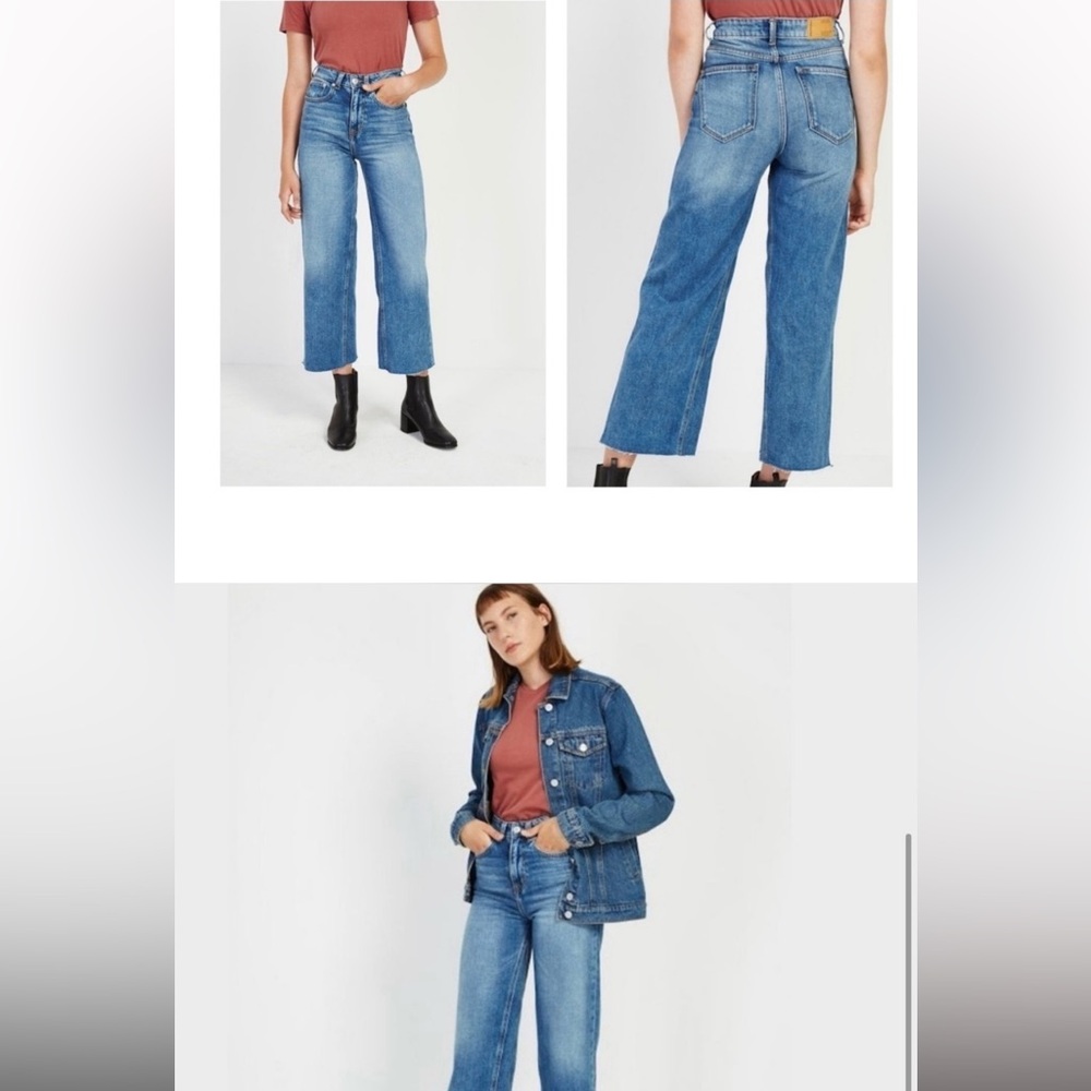 Frank and Oak Nina wide leg jeans - size 24